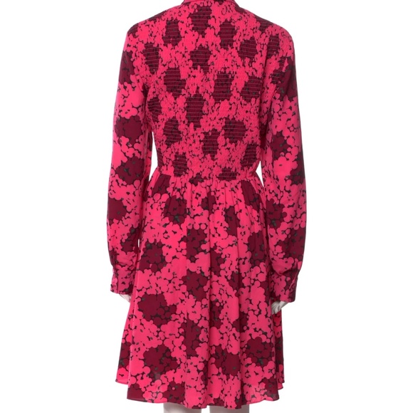 Kate Spade Pink Bubble Dot Smocked Dress - size 14 - Picture 6 of 9